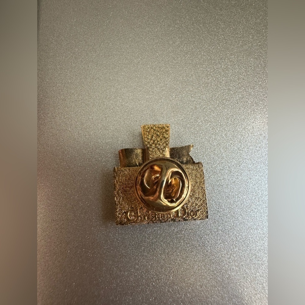 Christian Dior “Miss Dior” Vintage Perfume Bottle Pin - Picture 2 of 3